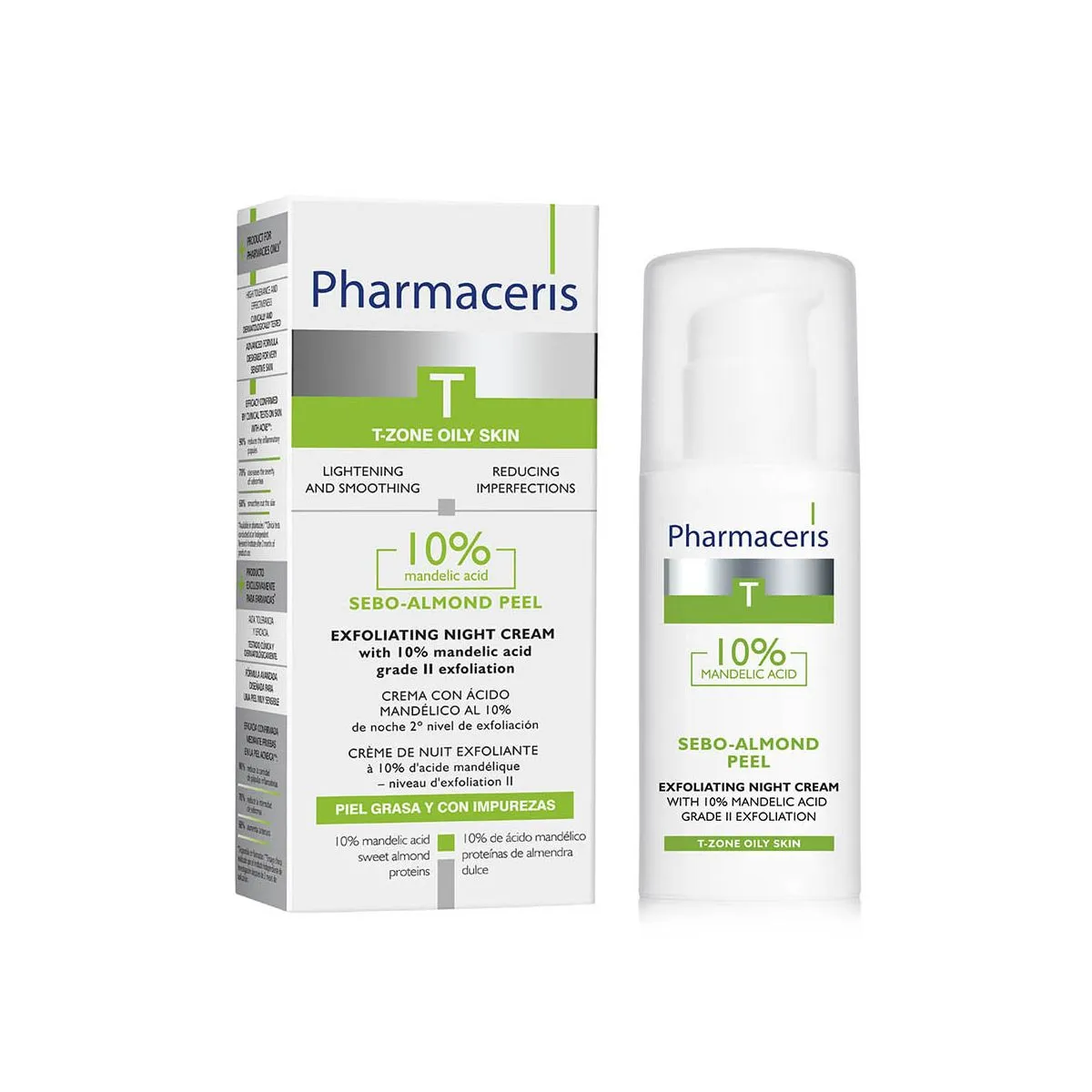 PHARMACERIS T SEBO-ALMOND PEEL ÖÖKREEM KOORIV 50ML - Product Image