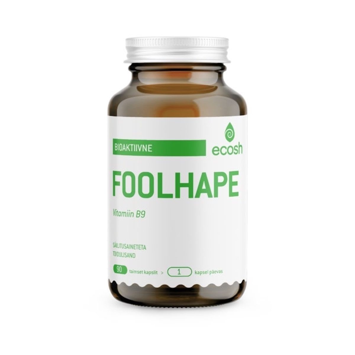 ECOSH BIOAKTIIVNE FOOLHAPE CAPS 400MCG N90 - Product Image