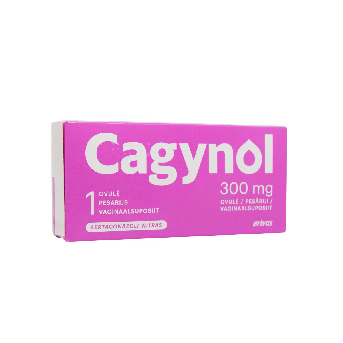 CAGYNOL VAGIN SUPP 300MG N1