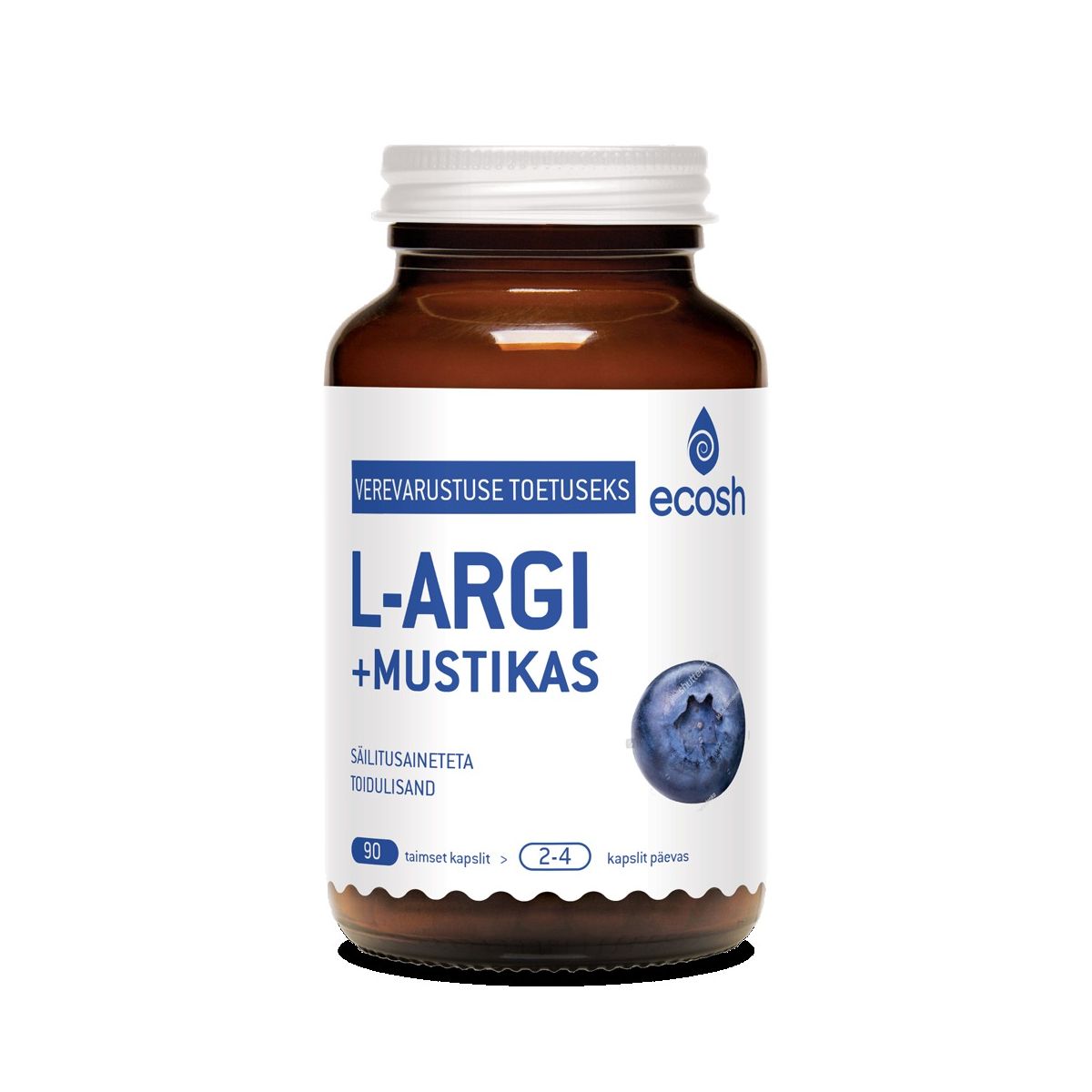 ECOSH L-ARGI+MUSTIKAS KAPSLID N90 - Product Image