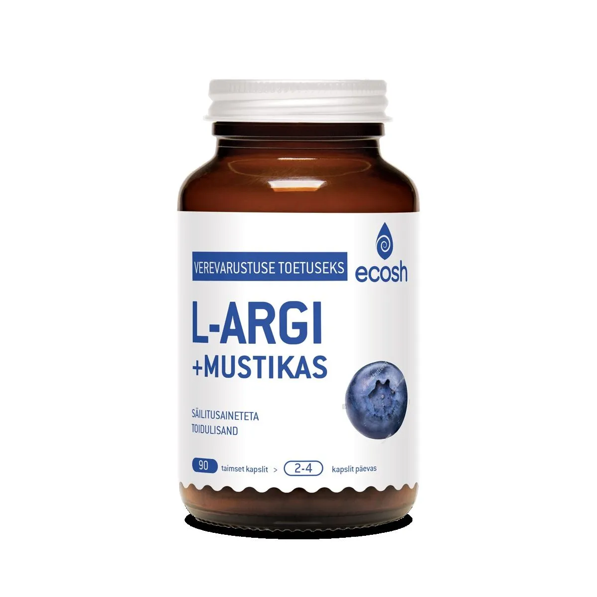 ECOSH L-ARGI+MUSTIKAS KAPSLID N90