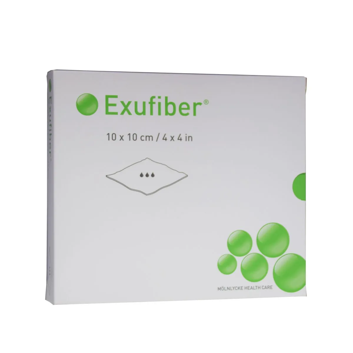 EXUFIBER 10X10CM N10 STER GEELISTUVATE KIUDUDEGA HAAVASIDE