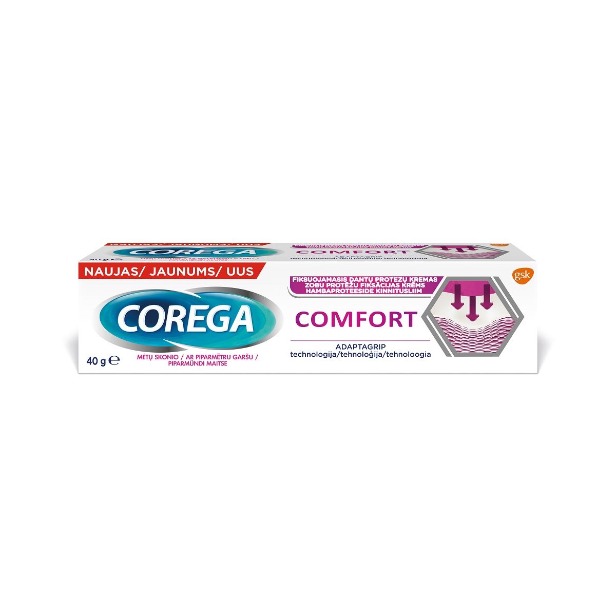 COREGA PROTEESIDE KINNITUSLIIM MAX COMFORT 40G - Product Image