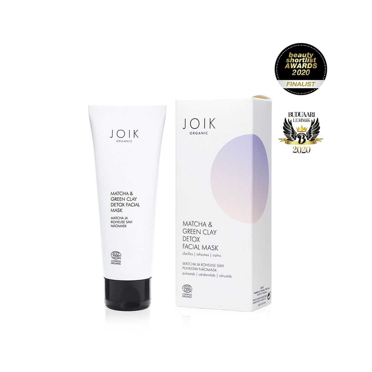 JOIK ORGANIC NÄOMASK PUHASTAV MATCHA & ROHELINE SAVI 75ML - Product Image