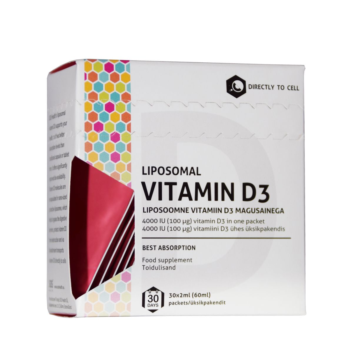 VITAMIIN D3 LIPOSOOMNE 100MCG 2ML N30