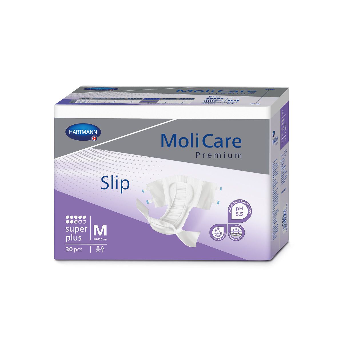 MOLICARE PREMIUM SLIP SUPER PLUS M N30/169650/ - Product Image