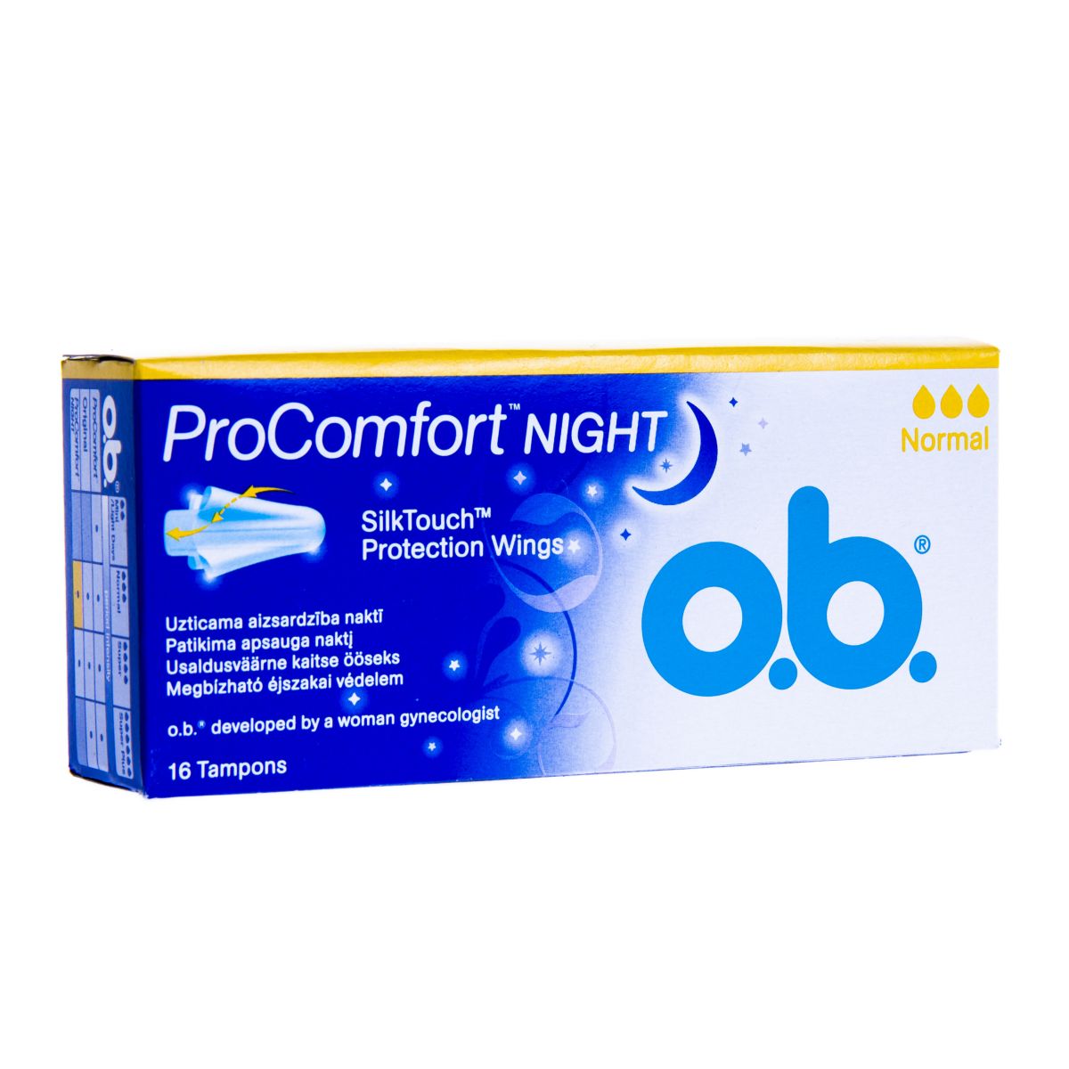 Тампоны  o.b.® ProComfort™ Night Normal 16 шт - Product Image