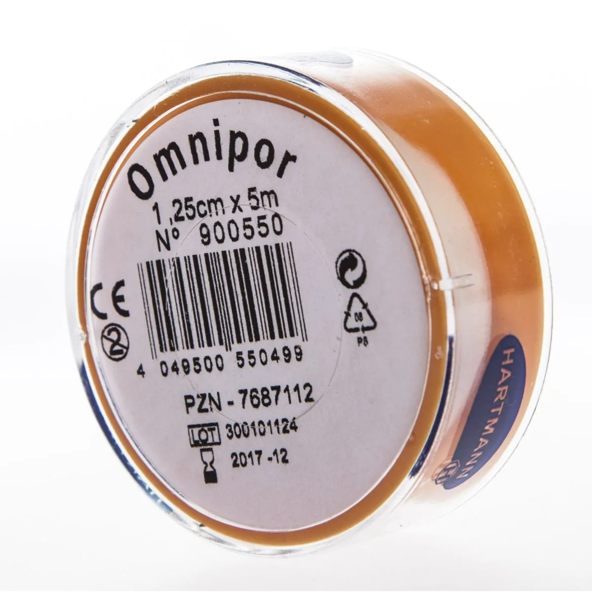 OMNIPOR RULLPLAASTER 1,25CMX5M (PABERIST) /900436/ - Product Image