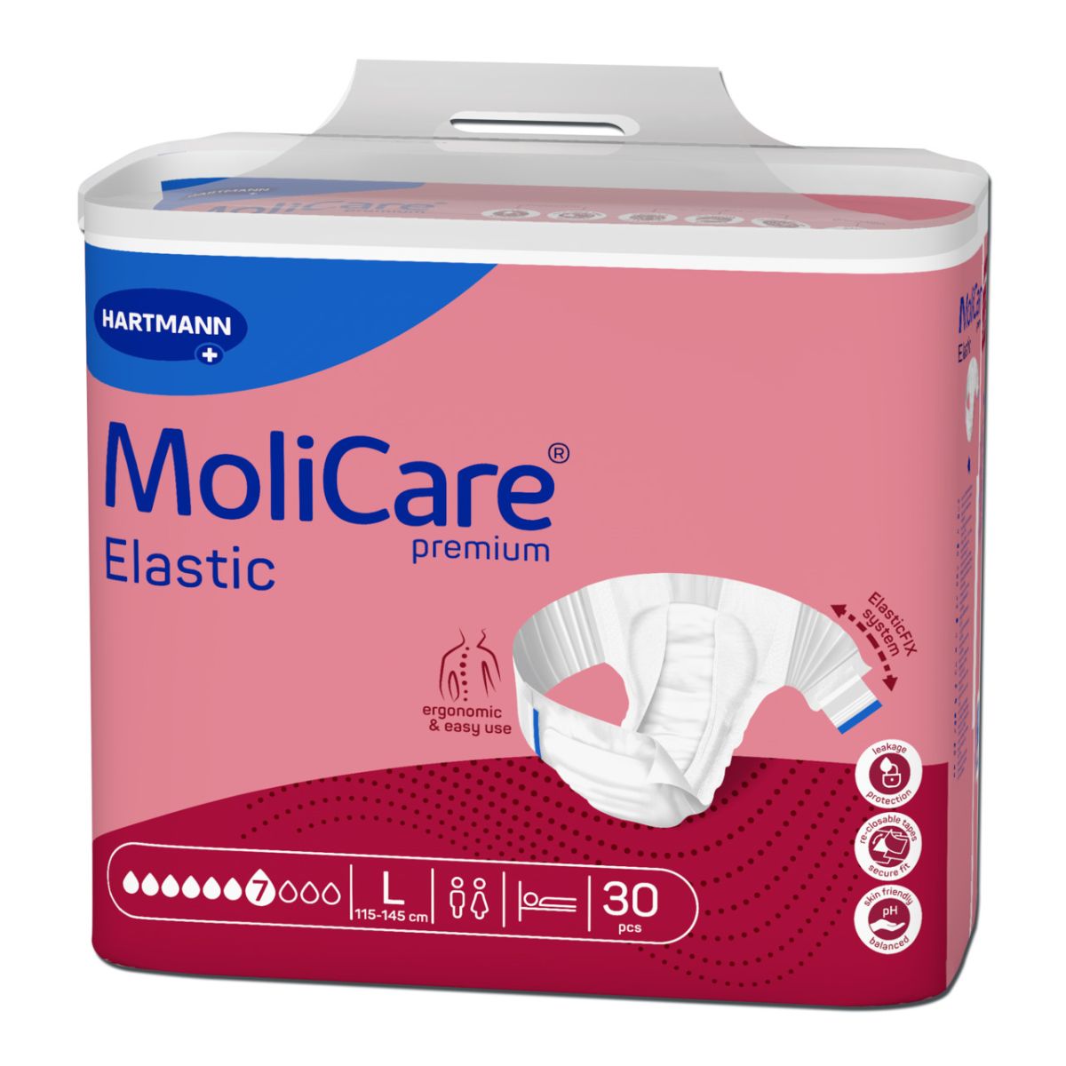 MOLICARE ELASTIC 7 TILKA L N30 /165373/ - Product Image