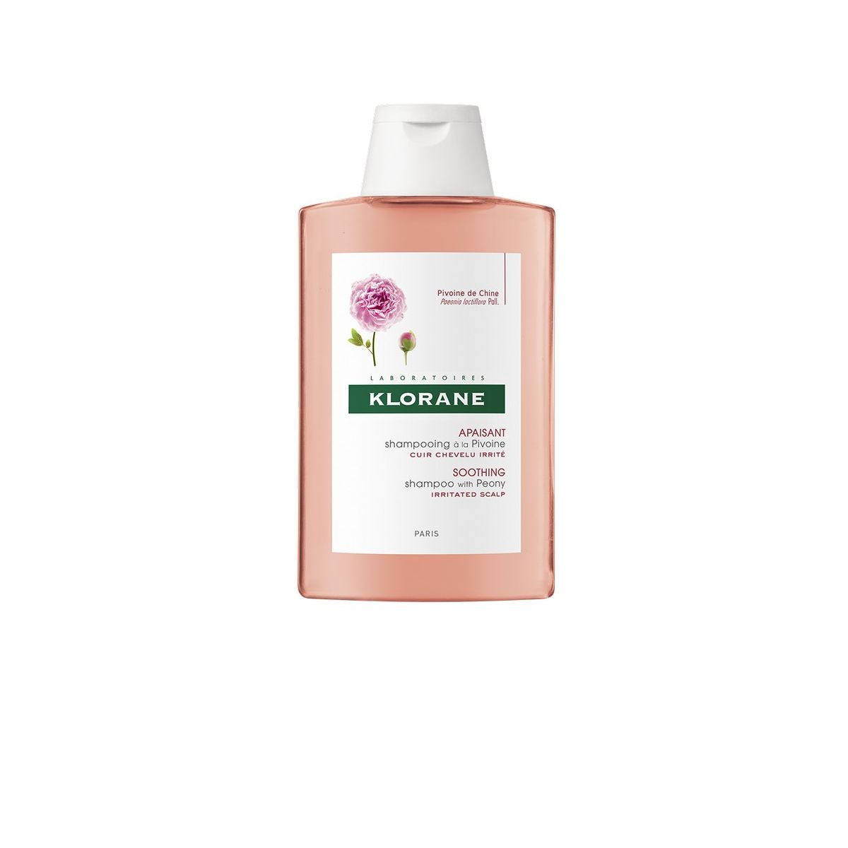 Klorane Soothing and Anti-Irritating Shampoo with Peony 200ml - Product Image