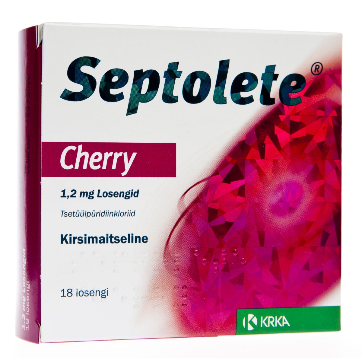 SEPTOLETE CHERRY LOSENG 1,2MG N18 - Product Image