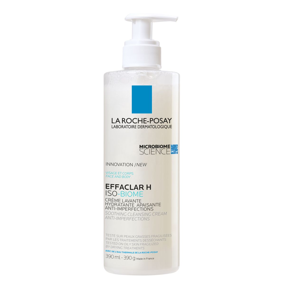 LA ROCHE-POSAY EFFACLAR H PUHASTUSKREEM RAHUSTAV 390ML - Product Image