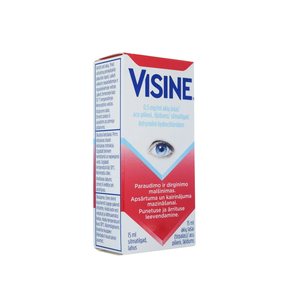 VISINE SILMATILGAD, LAHUS 0,5MG/ML 15ML - Product Image