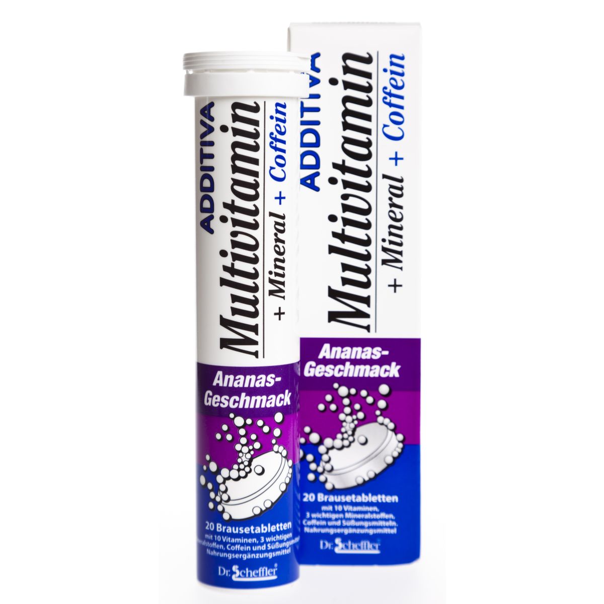 MULTIVITAMIN+MINERAL+COFFEIN LAHUSTUVTBL N20 (ANANAS) - Product Image