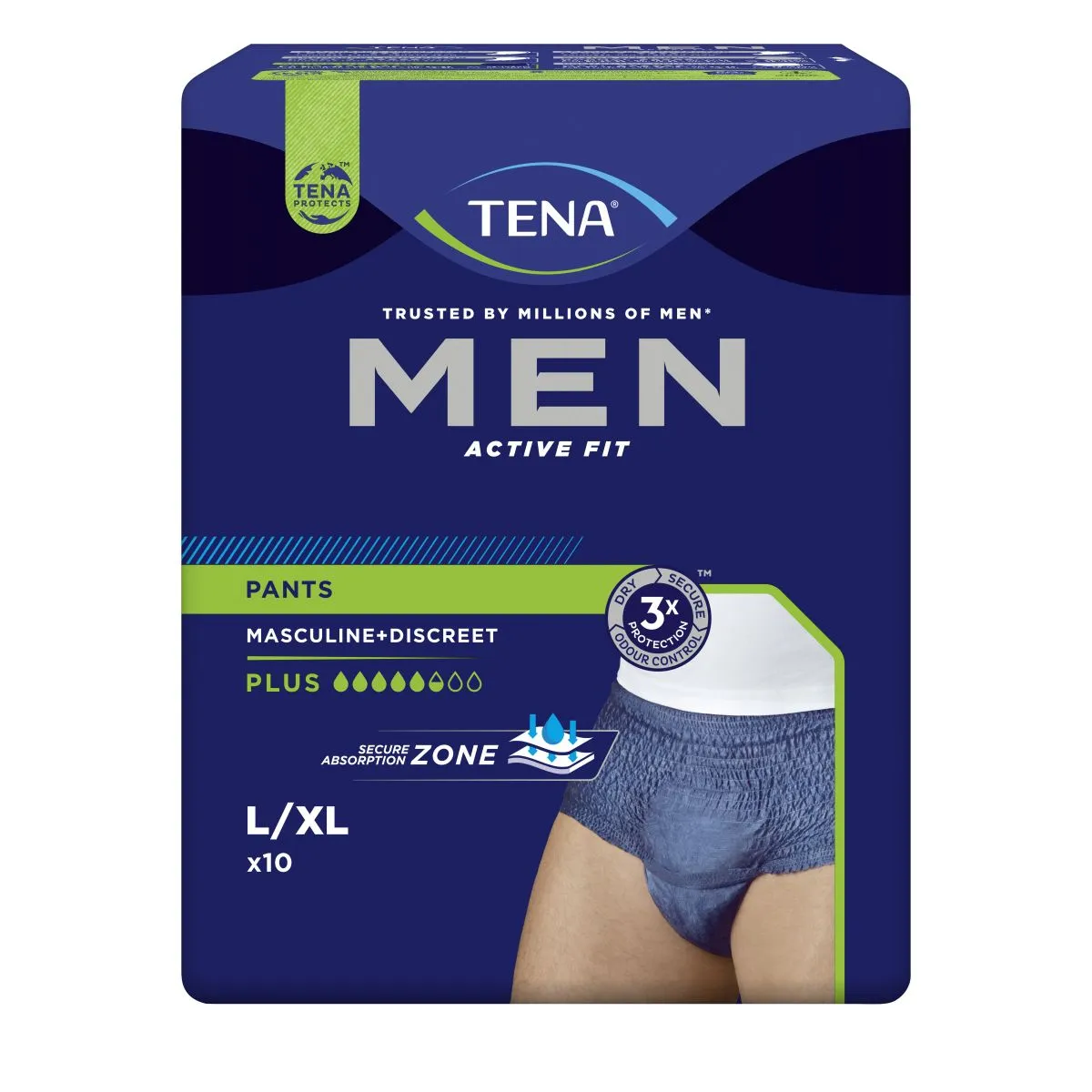 TENA MEN PANTS PLUS L/XL N10 - Product Image