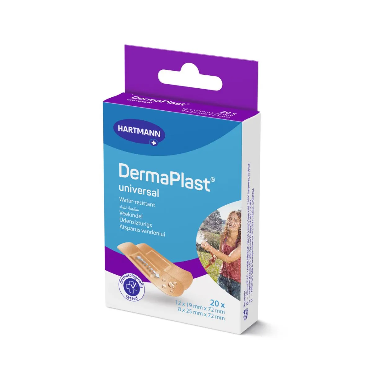 DERMAPLAST PLAASTRID UNIVERSAL N20 (2 SUURUST)/535120/