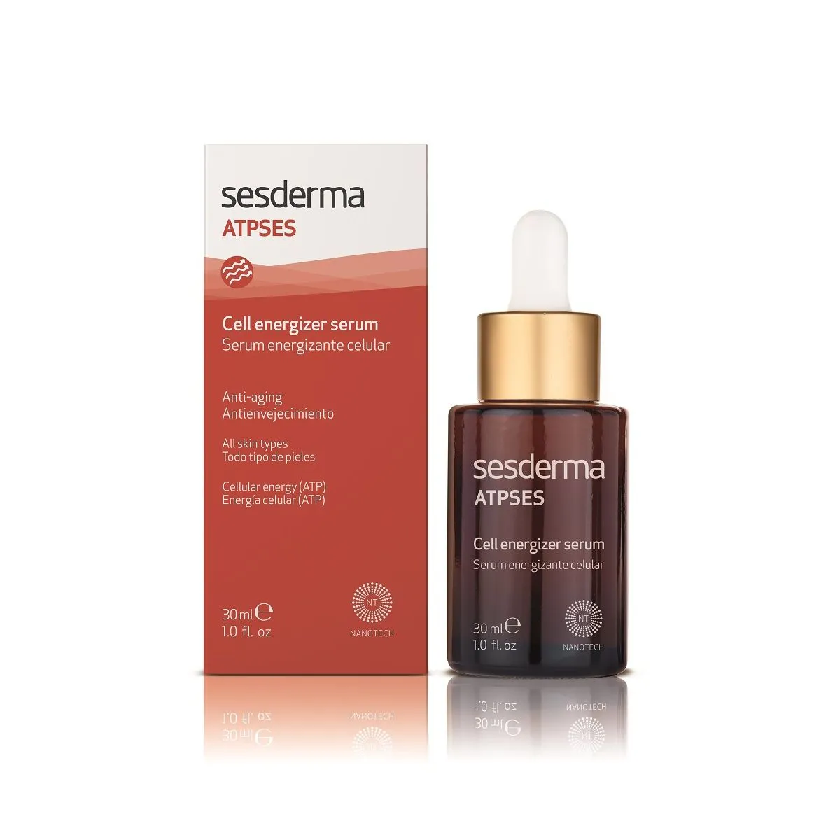 SESDERMA ATPSES RAKKE AKTIVEERIV LIPOSOOMSEERUM 30ML - Product Image