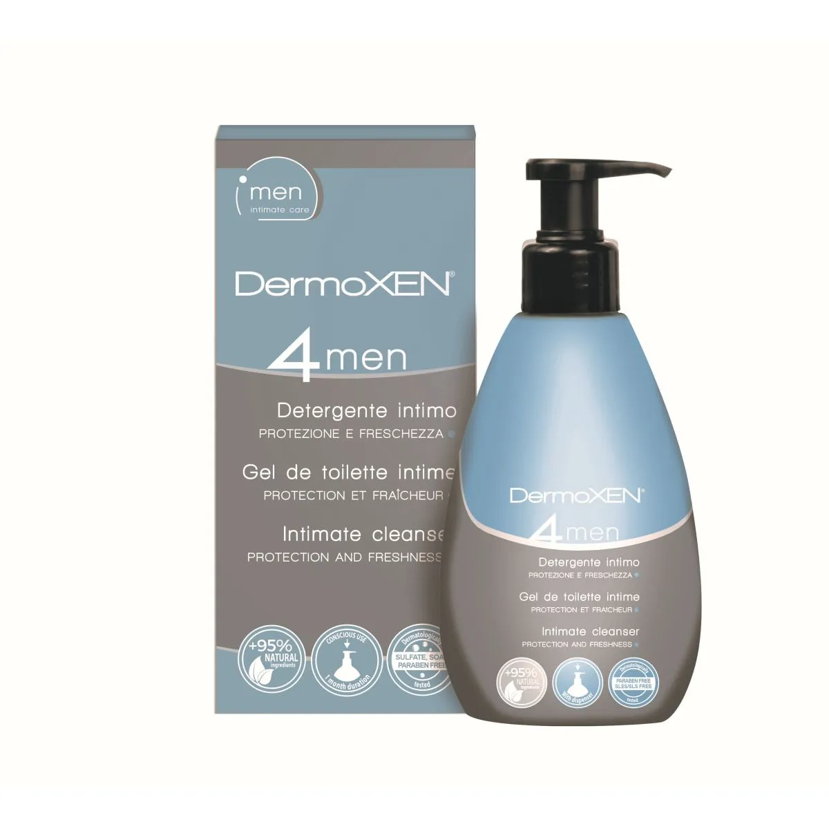 DERMOXEN 4MEN INTIIMPESUGEEL MEESTELE 125ML - Product Image