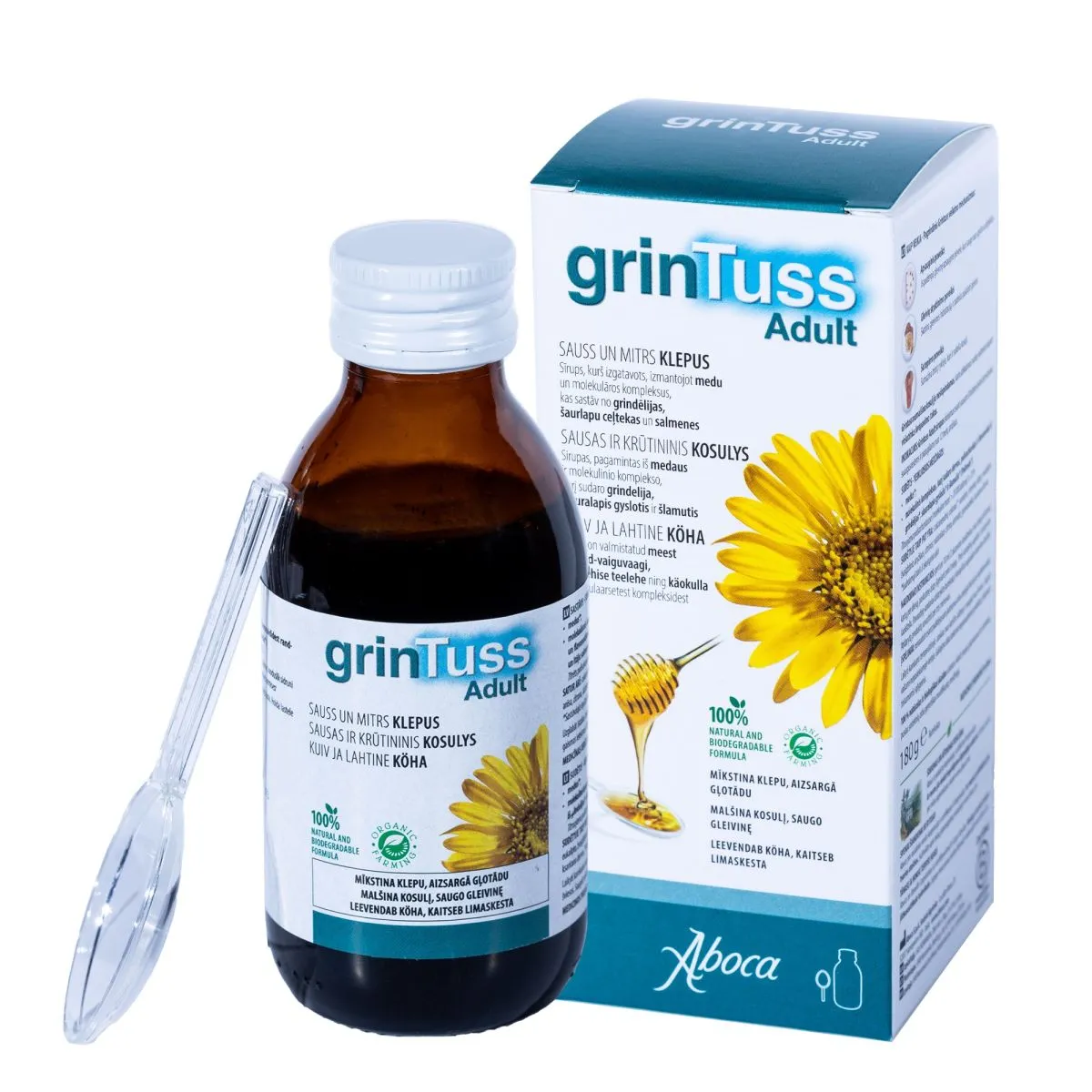 GRINTUSS ADULT SIIRUP 180G - Product Image