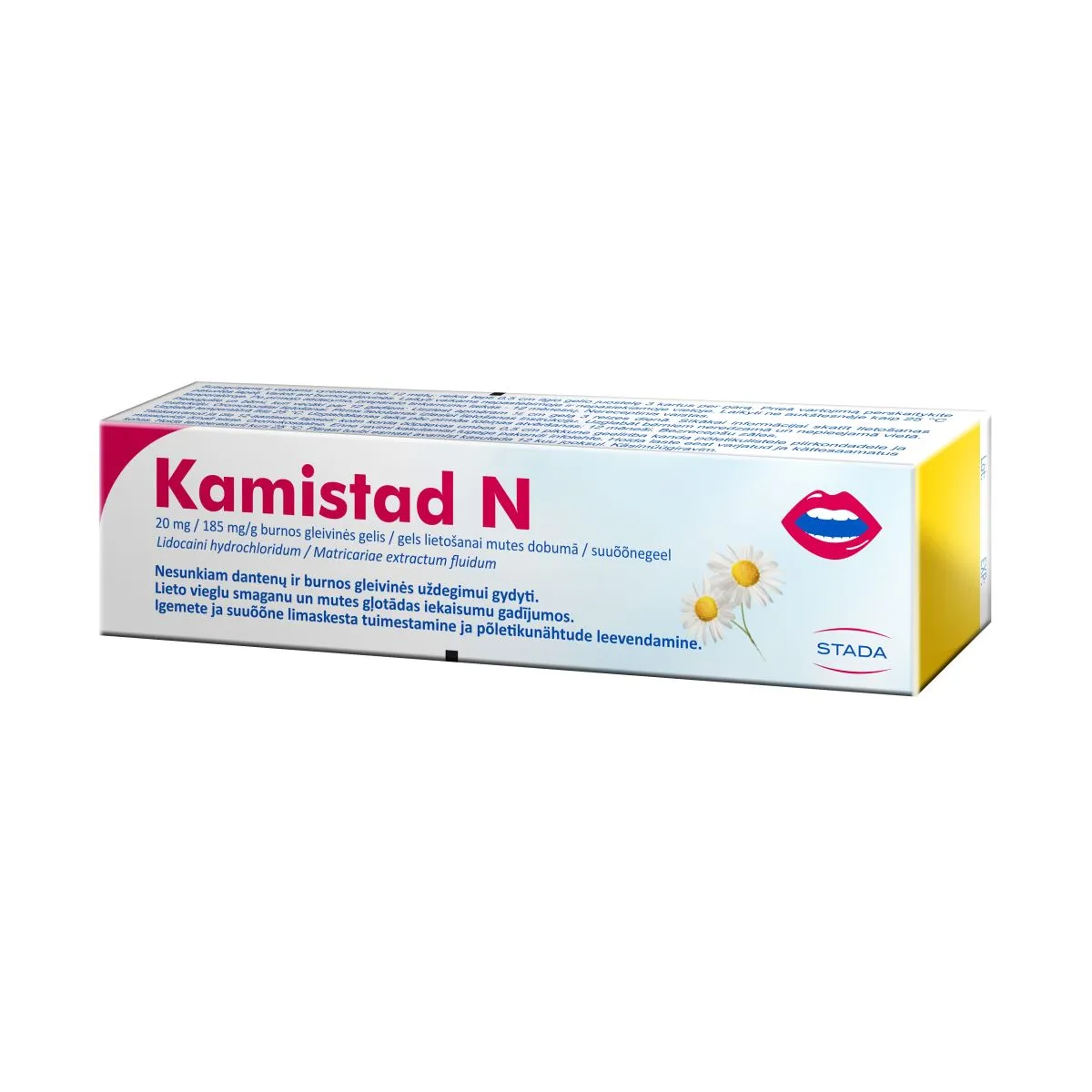 KAMISTAD N SUUÕÕNEGEEL 20MG+185MG/G 10G - Product Image