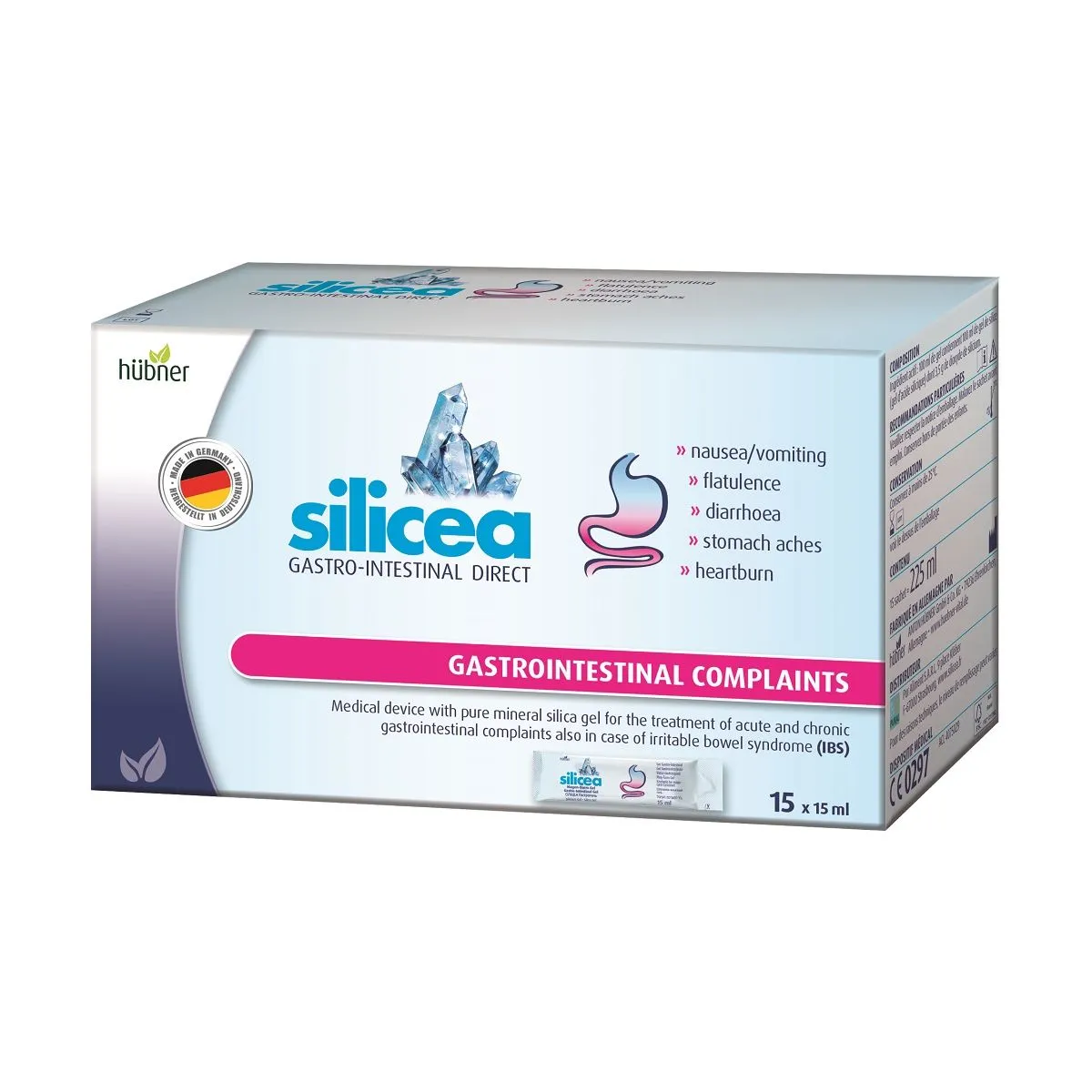 SILICEA SEEDETRAKTI GEEL 15X15ML (FOOLIUMPAKENDID) - Product Image