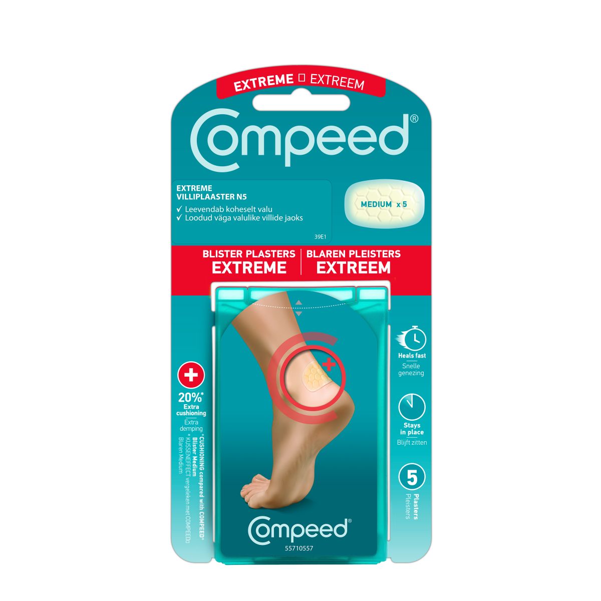 COMPEED VILLIPLAASTER EXTREME KANNALE N5 - Product Image