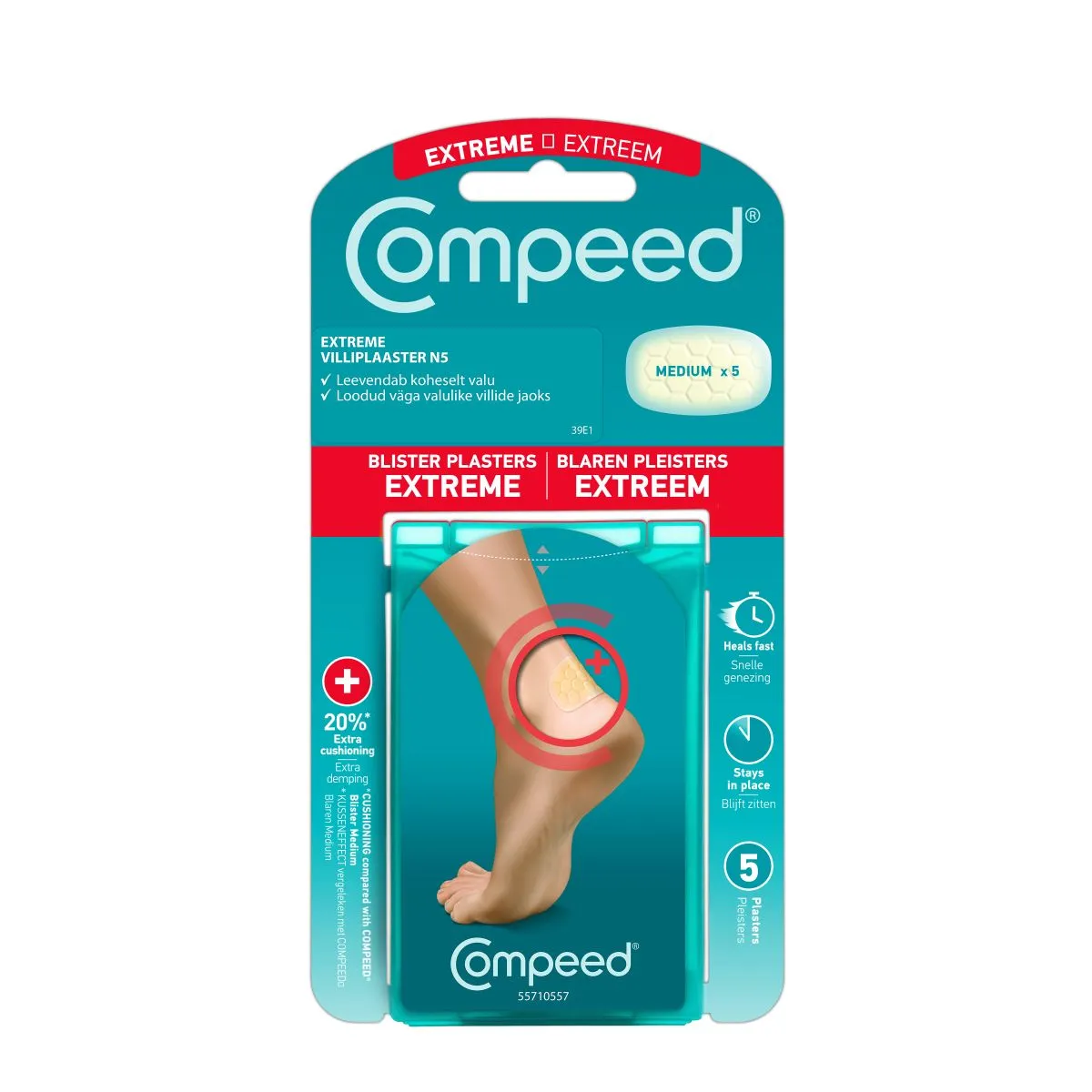 COMPEED VILLIPLAASTER EXTREME KANNALE N5 - Product Image