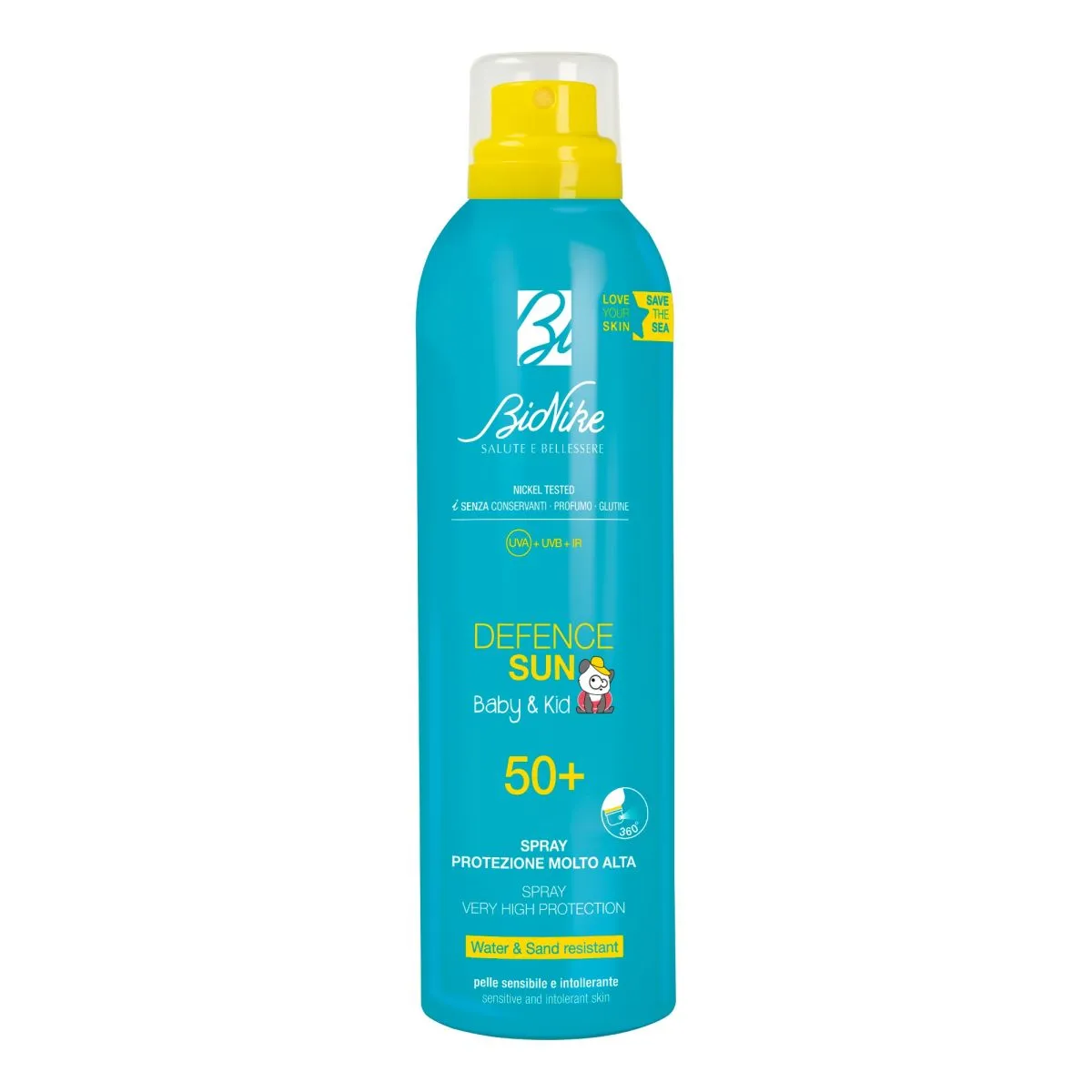 BIONIKE SUN PÄIKESEKAITSE AEROSOOL LASTELE SPF50+ 200ML - Product Image