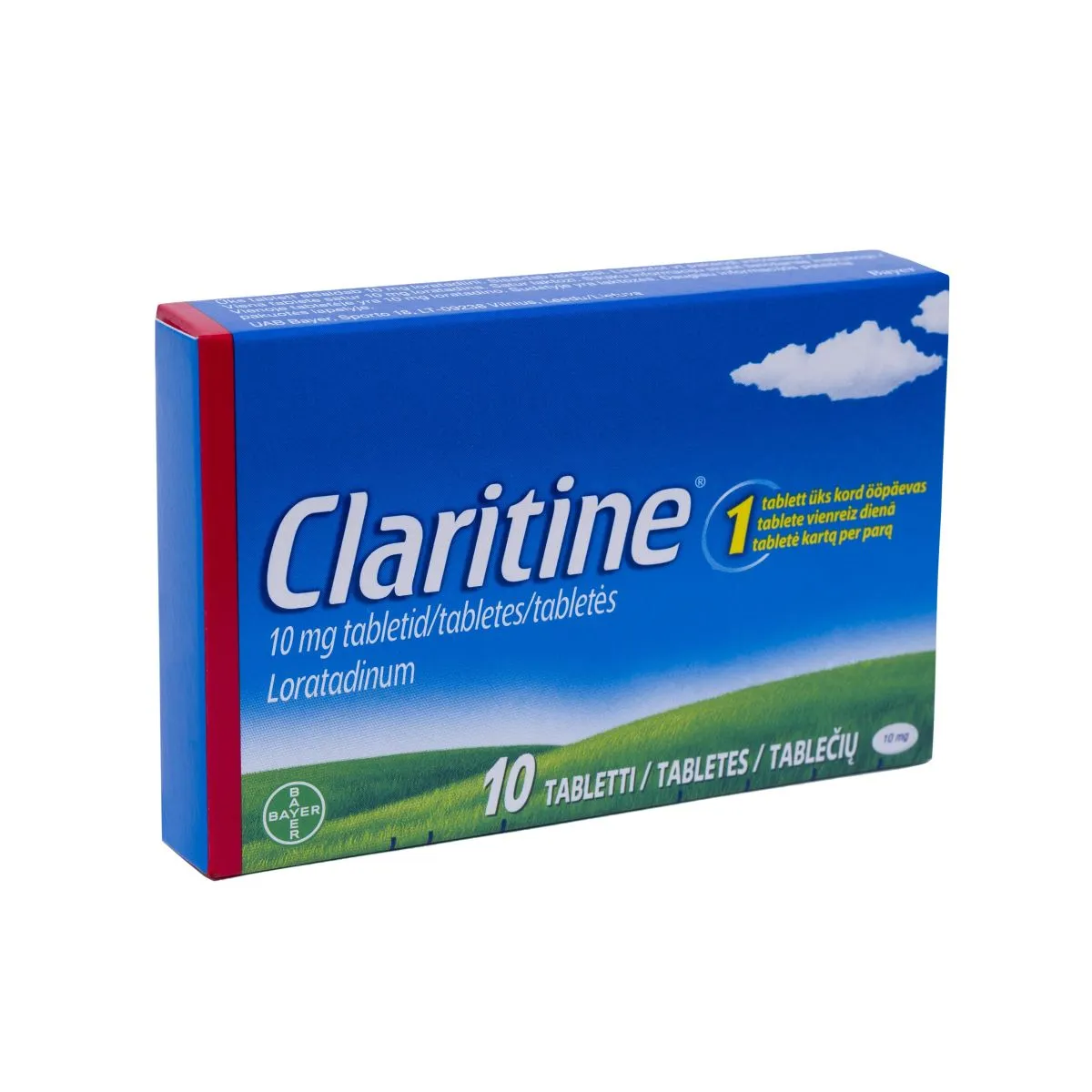 CLARITINE TBL 10MG N10 - Product Image