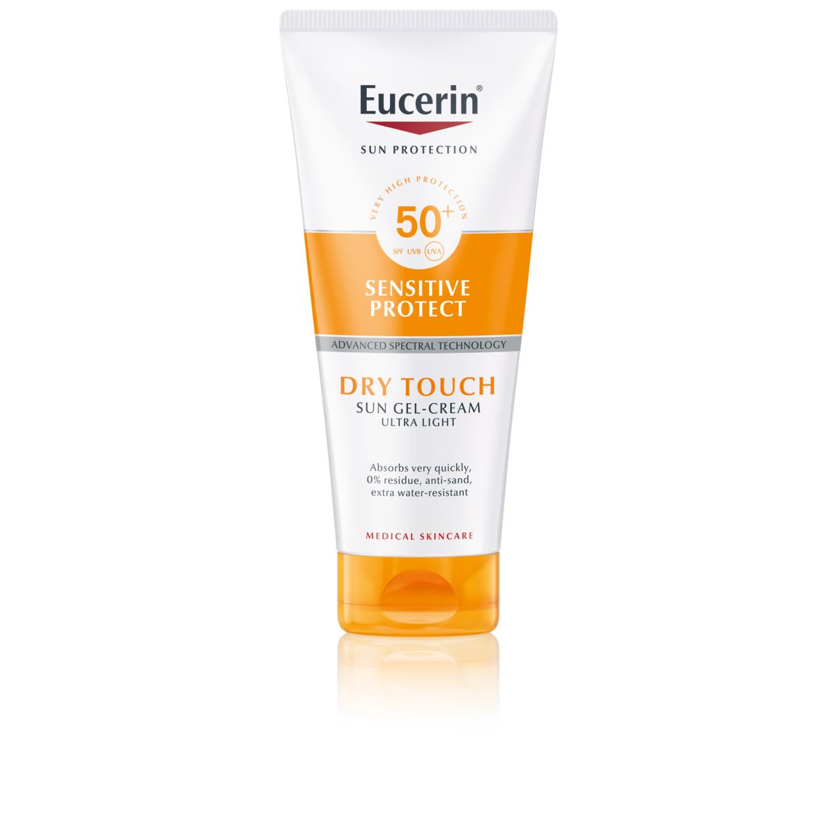 EUCERIN SUN PÄIKESEKAITSE GEEL-KREEM DRY TOUCH SPF50+ 200ML - Product Image