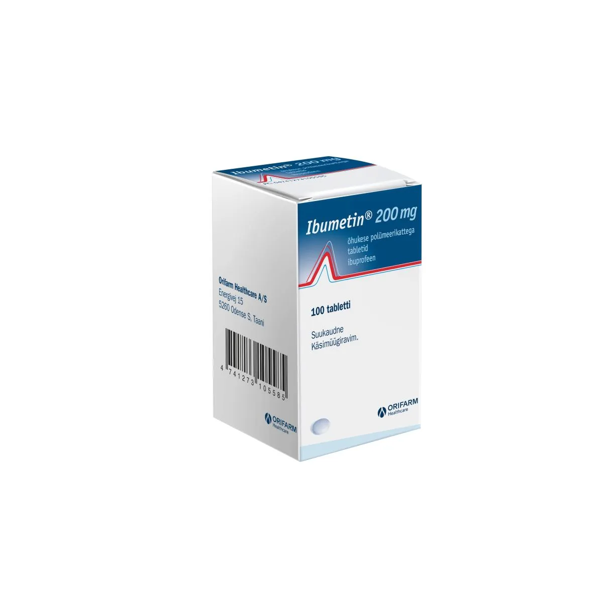 IBUMETIN TBL 200MG N100 - Product Image