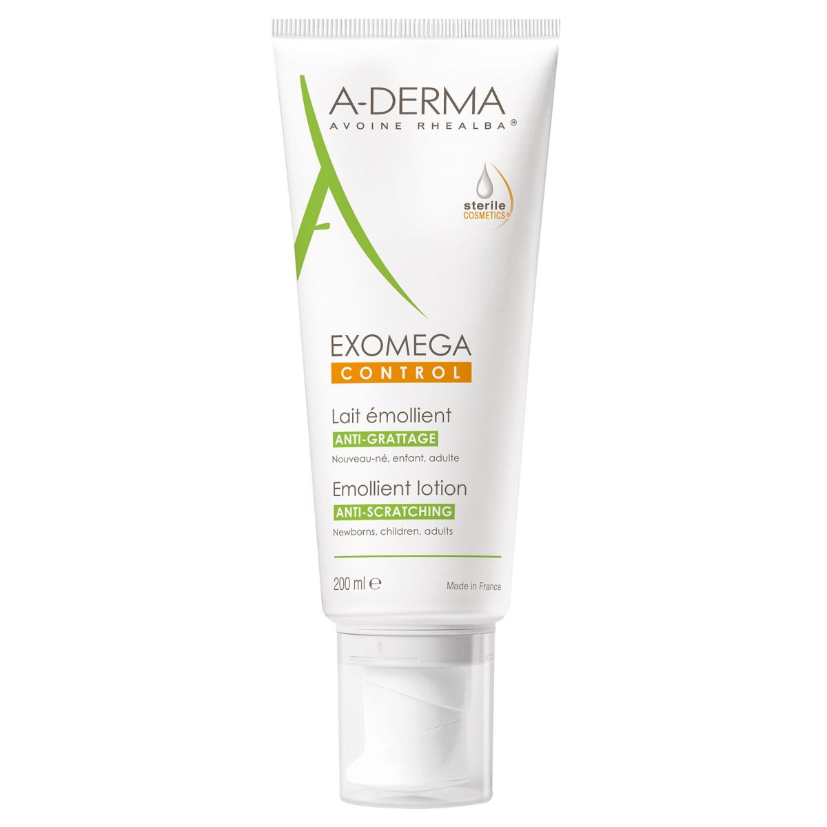 A-DERMA EXOMEGA CONTROL EMOLLIENT LOTION D.E.F.I. 200 ML - Product Image