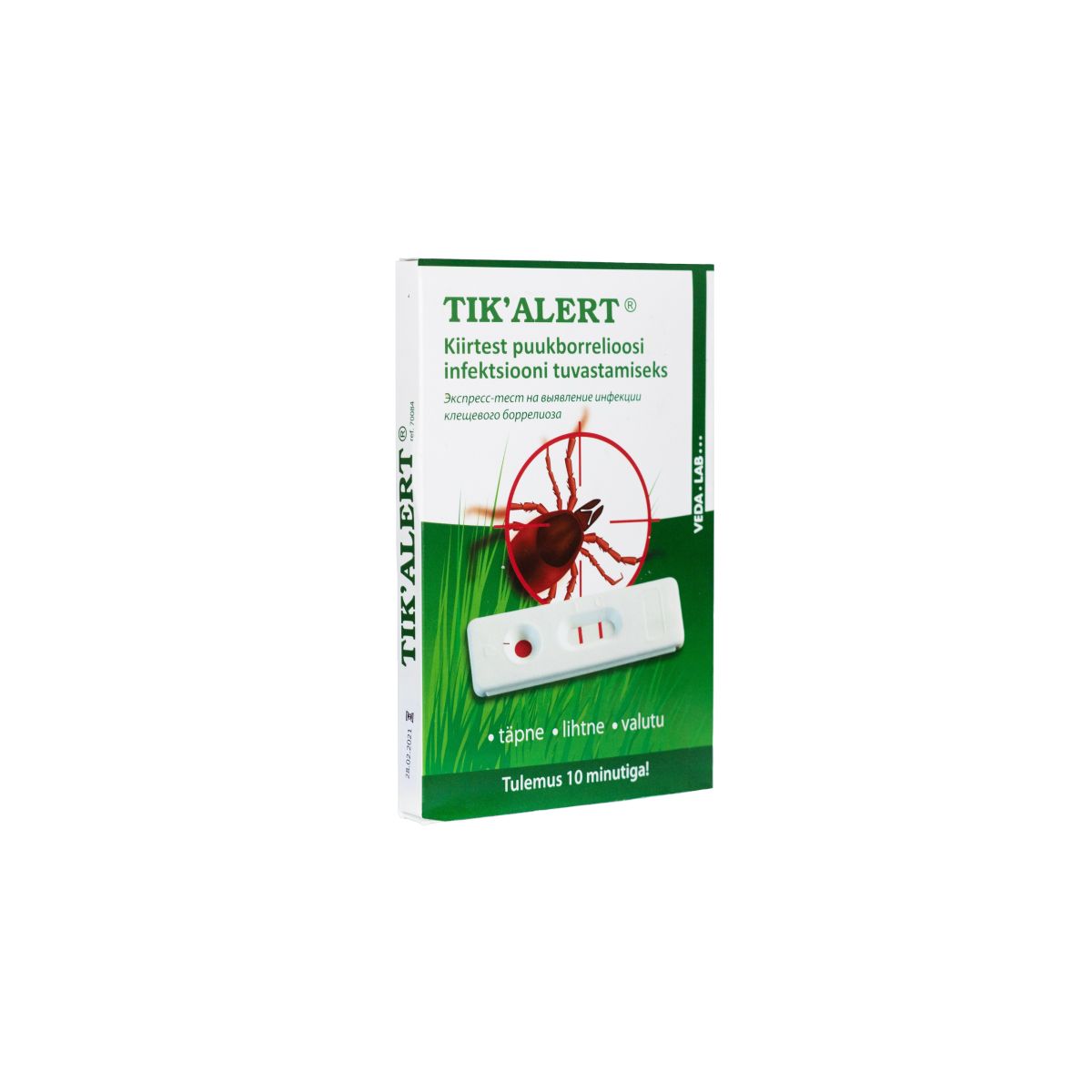 PUUKBORRELIOOSI KIIRTEST TIK ALERT - Product Image