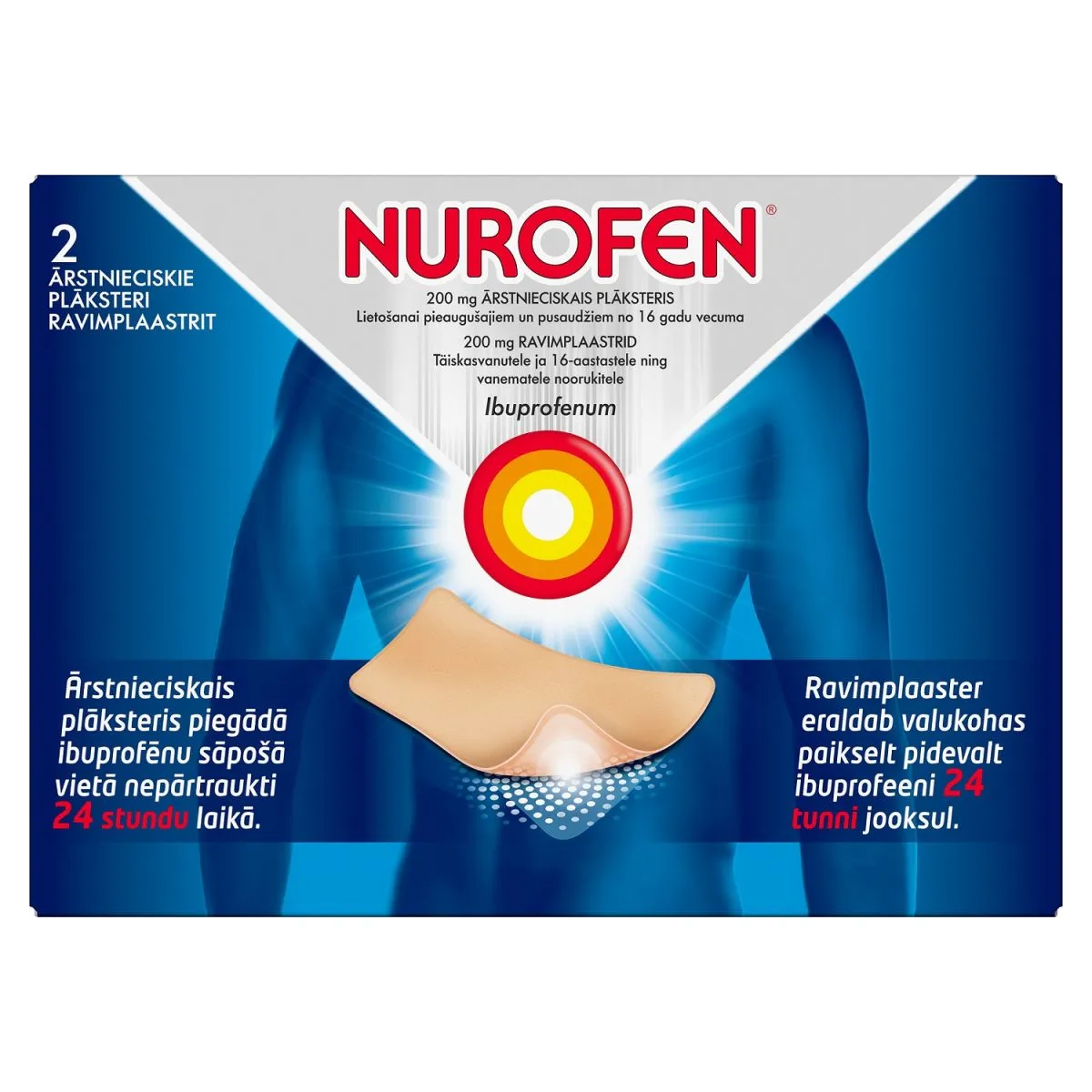 NUROFEN RAVIMPLAASTER 200MG N2 - Product Image