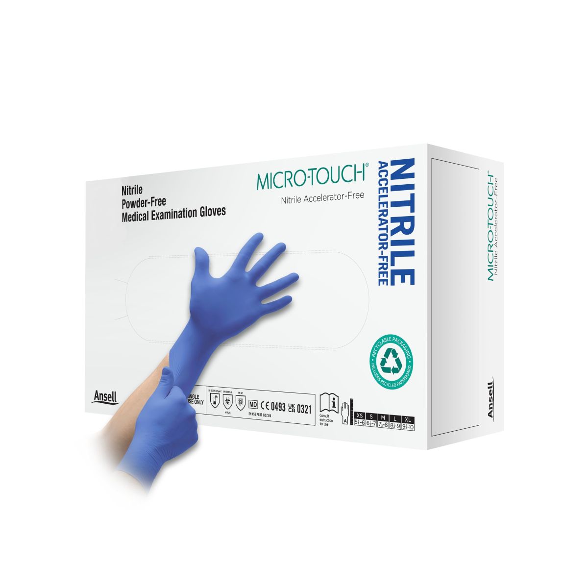 KINDAD MICRO-TOUCH NITRILE PF M N100 ACCEL.FREE PROTS - Product Image