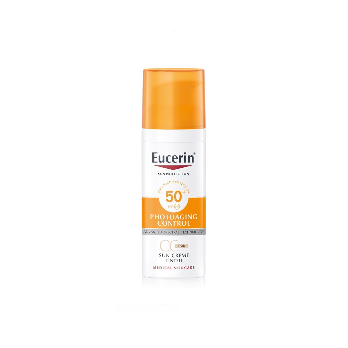 EUCERIN SUN PÄIKESEKAITSE CC KREEM SPF50 LIGHT 50ML - Product Image