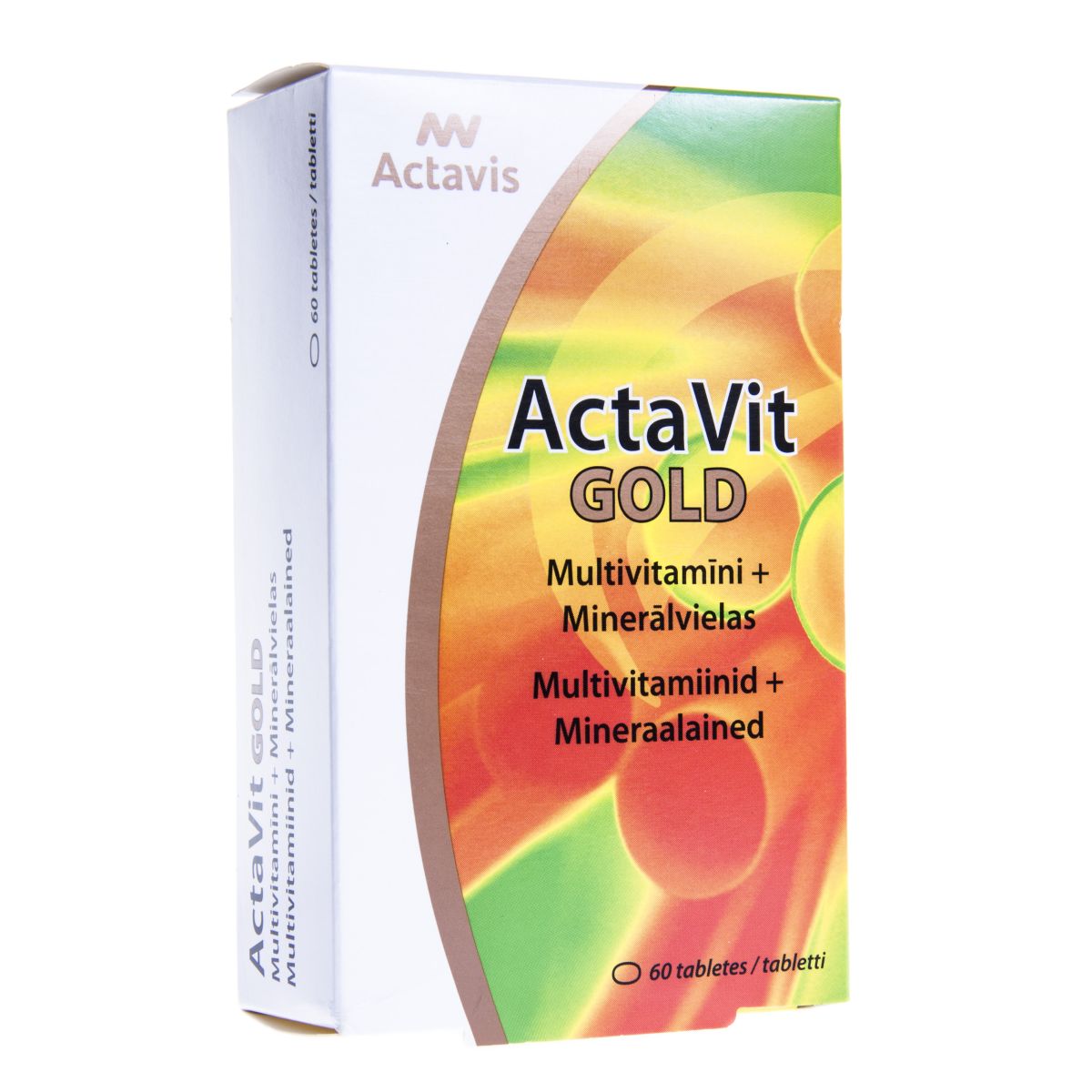 ACTAVIT GOLD MULTIVITAMIINID+MINERAALAINED TBL N60 - Product Image