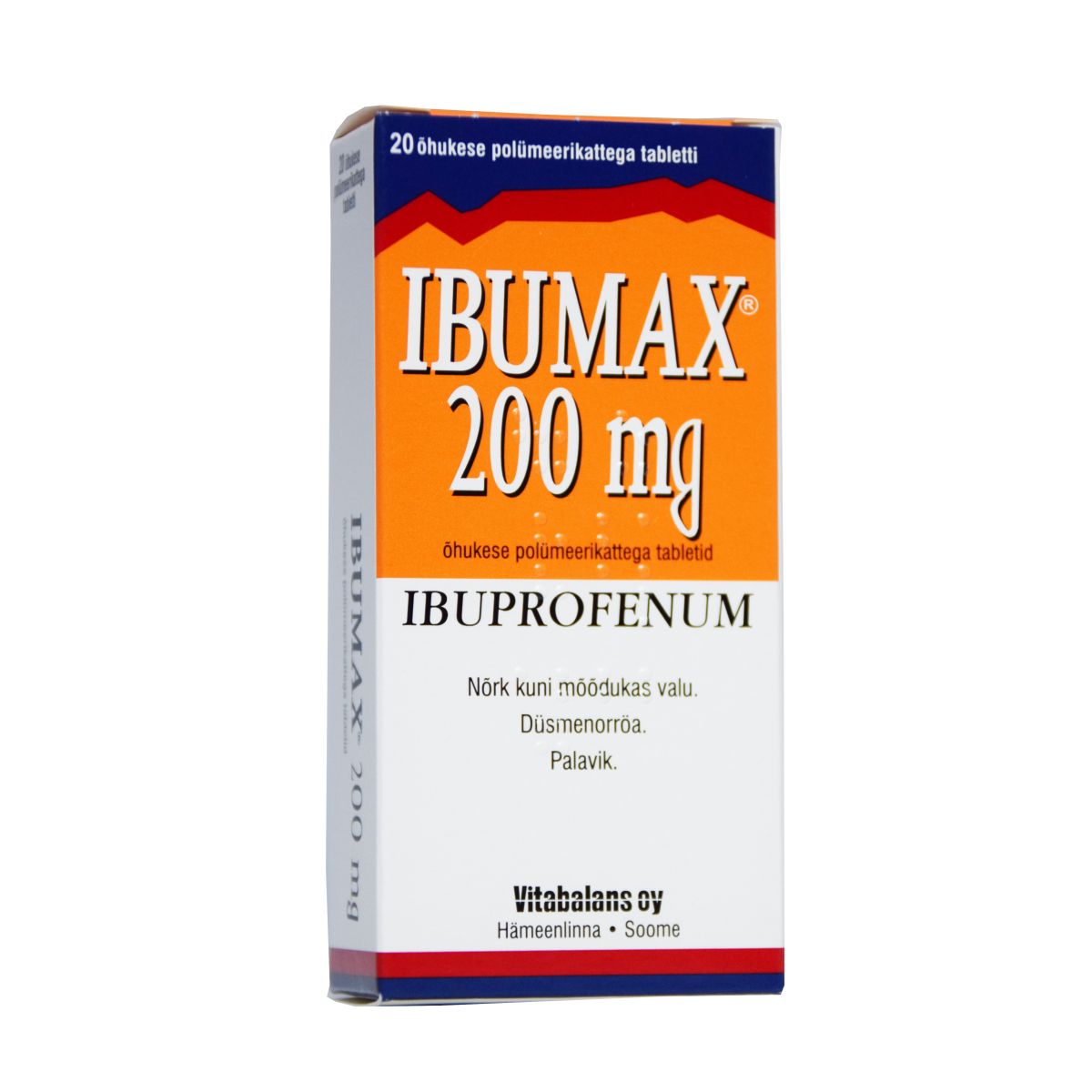 IBUMAX TBL 200MG N20 - Product Image