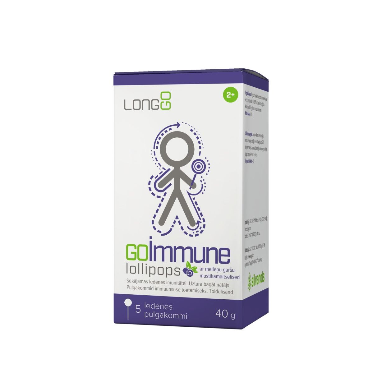 GOIMMUNE LOLLIPOPS N5 MUSTIKAMAITSELISED PULGAKOMMID - Product Image