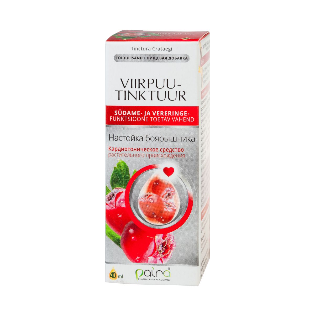 VIIRPUUTINKTUUR 40ML (PAIRA) - Product Image