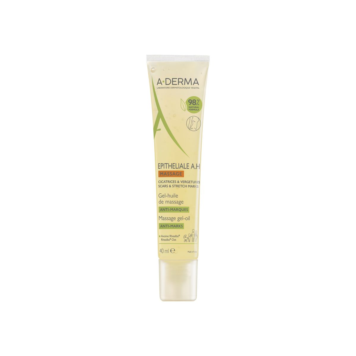 A-DERMA EPITHELIALE MASSAZHIÕLI ARMIDEVASTANE 40ML - Product Image