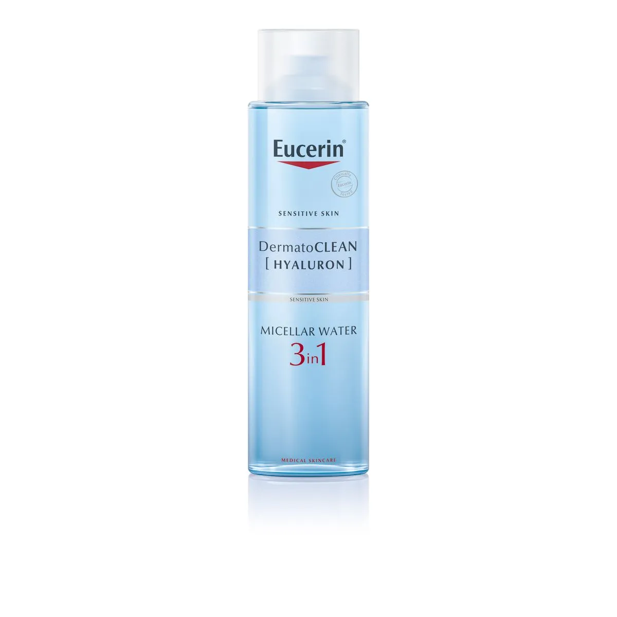 EUCERIN DERMATOCLEAN MITSELLAARVESI TUNDLIKULE NAHALE 400ML - Product Image