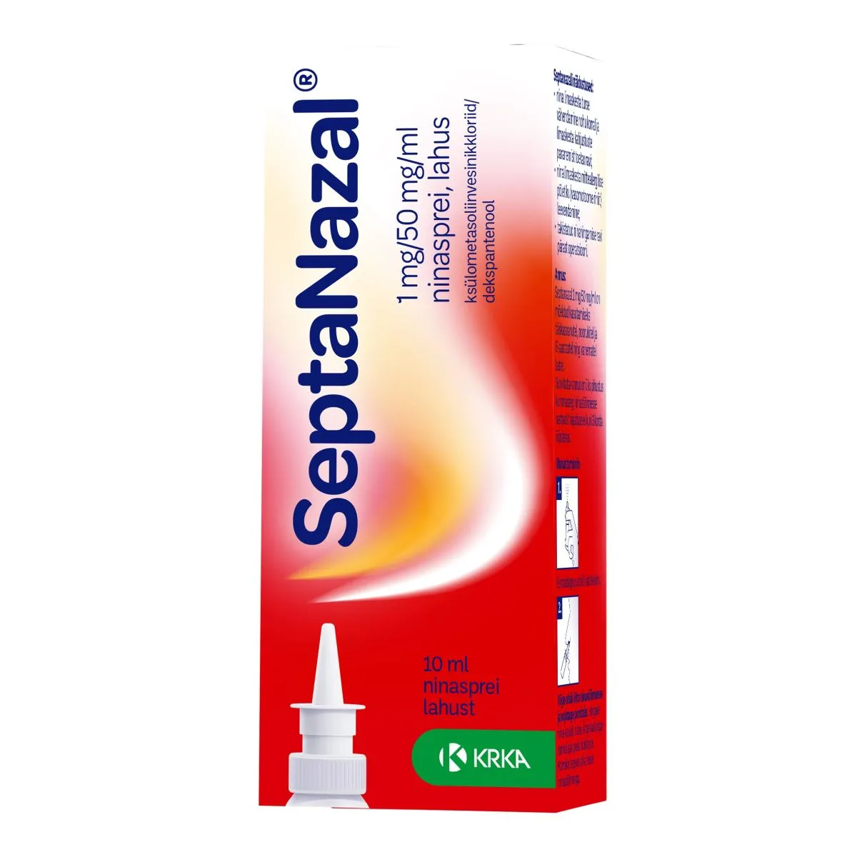 SEPTANAZAL NINASPREI 1MG+50MG/1ML 10ML N1 - Product Image