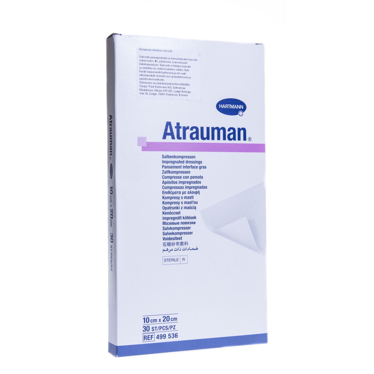 ATRAUMAN SALVSIDE STER 10X20CM N30 /499536/ - Product Image