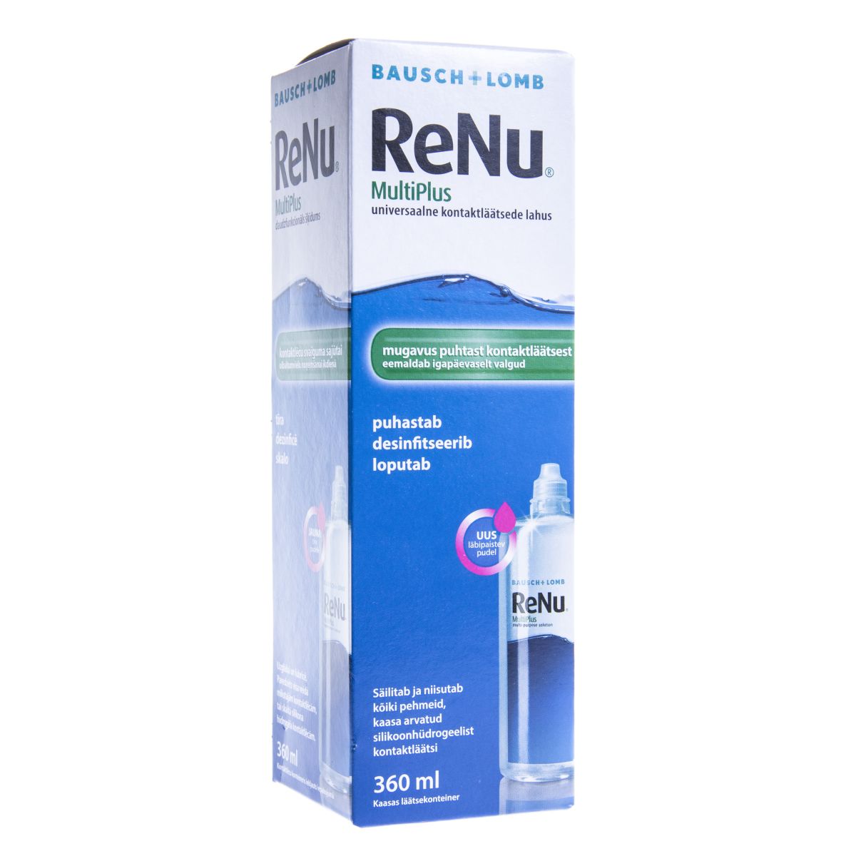 BAUSCH&LOMB RENU MULTIPLUS 360ML (KONTAKTLÄÄTSEDE DES.LAH)