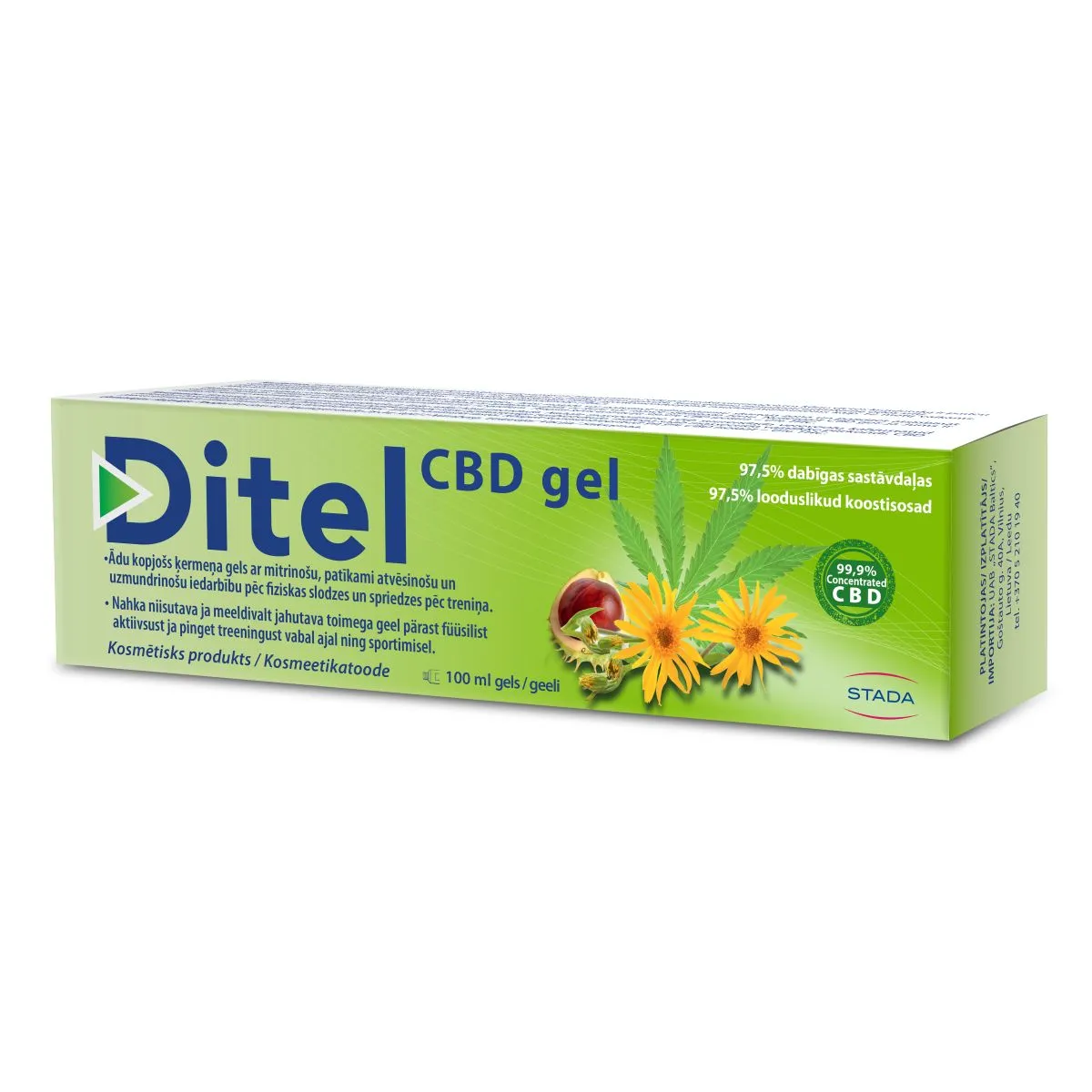 DITEL CBD GEEL 100ML - Product Image