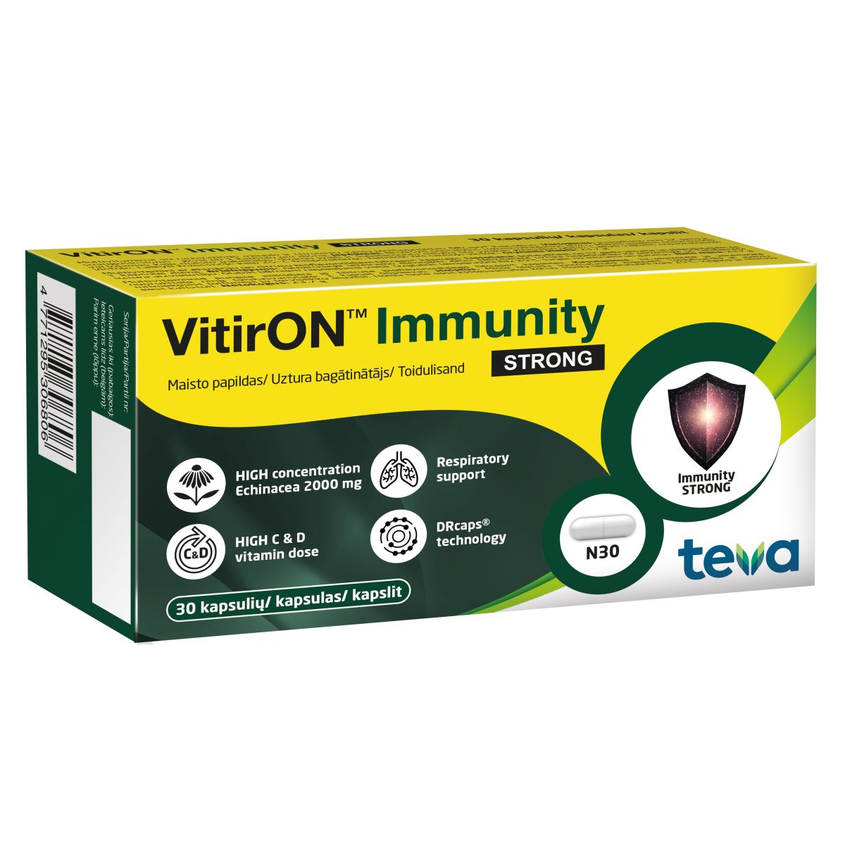 VITIRON IMMUNITY STRONG KAPSLID N30 - Product Image