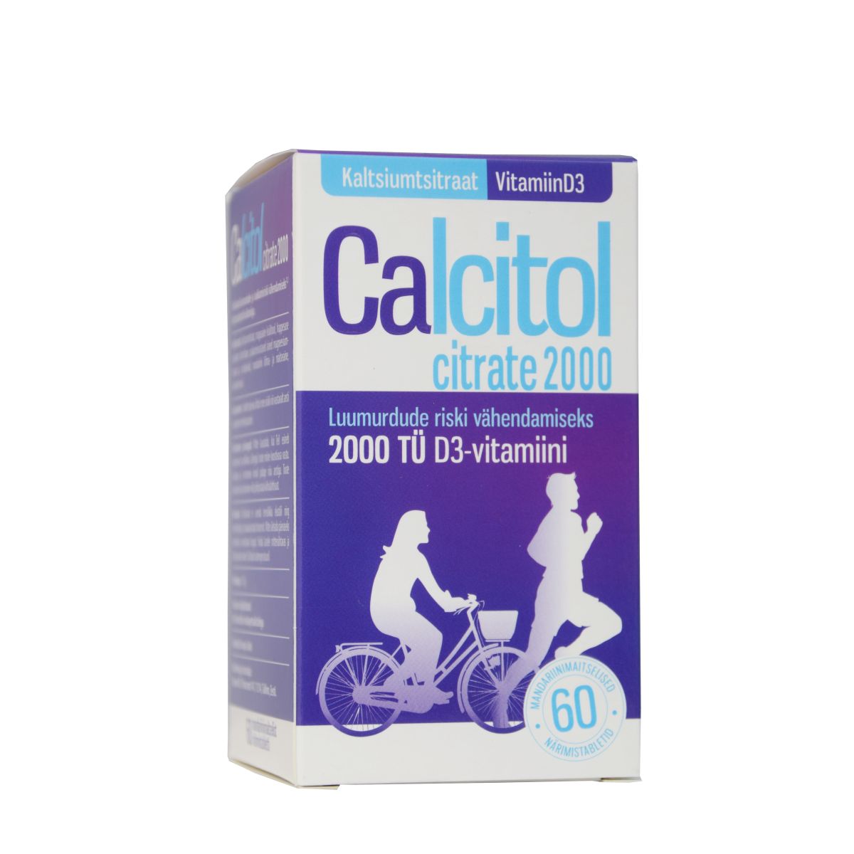 CALCITOL CITRATE NÄRIMISTBL 2000MG+D3 2000IU N60