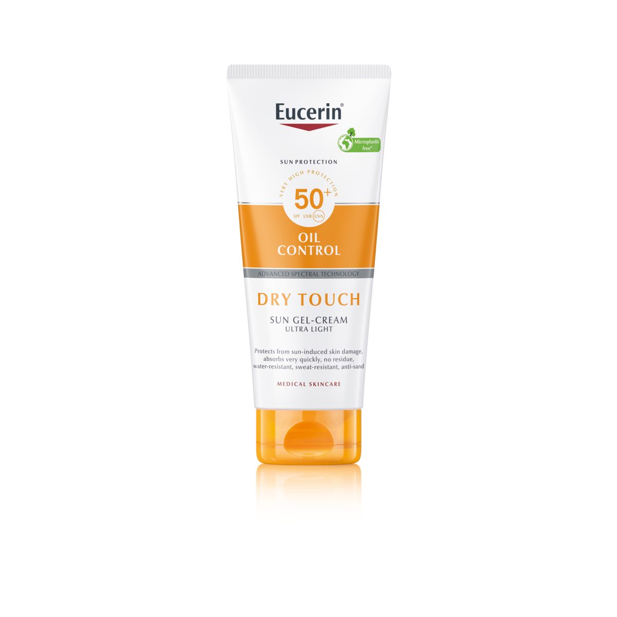 EUCERIN SUN PÄIKESEKAITSE GEEL-KREEM DRY TOUCH SPF50+ 200ML UUS - Product Image