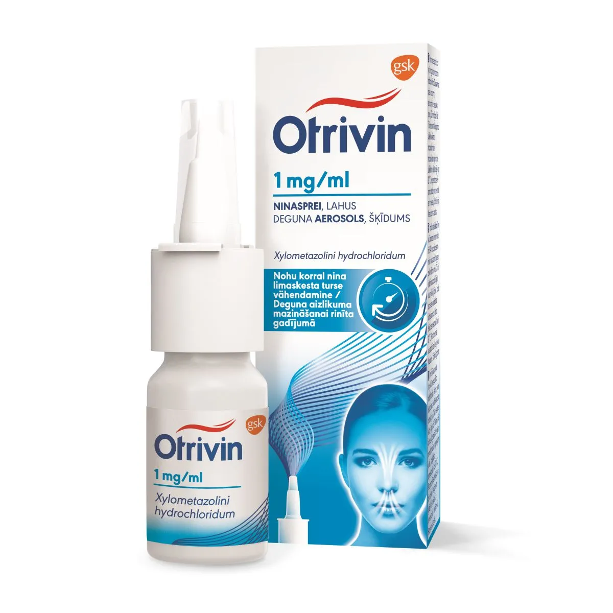 OTRIVIN NINASPREI 1MG/ML 10ML - Product Image